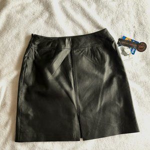Jaclyn Smith Classic Skirt Genuine Lambskin Size 12 NWT
